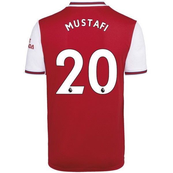 Camiseta Arsenal NO.20 Mustafi Replica Primera Ropa 2019/20 Rojo